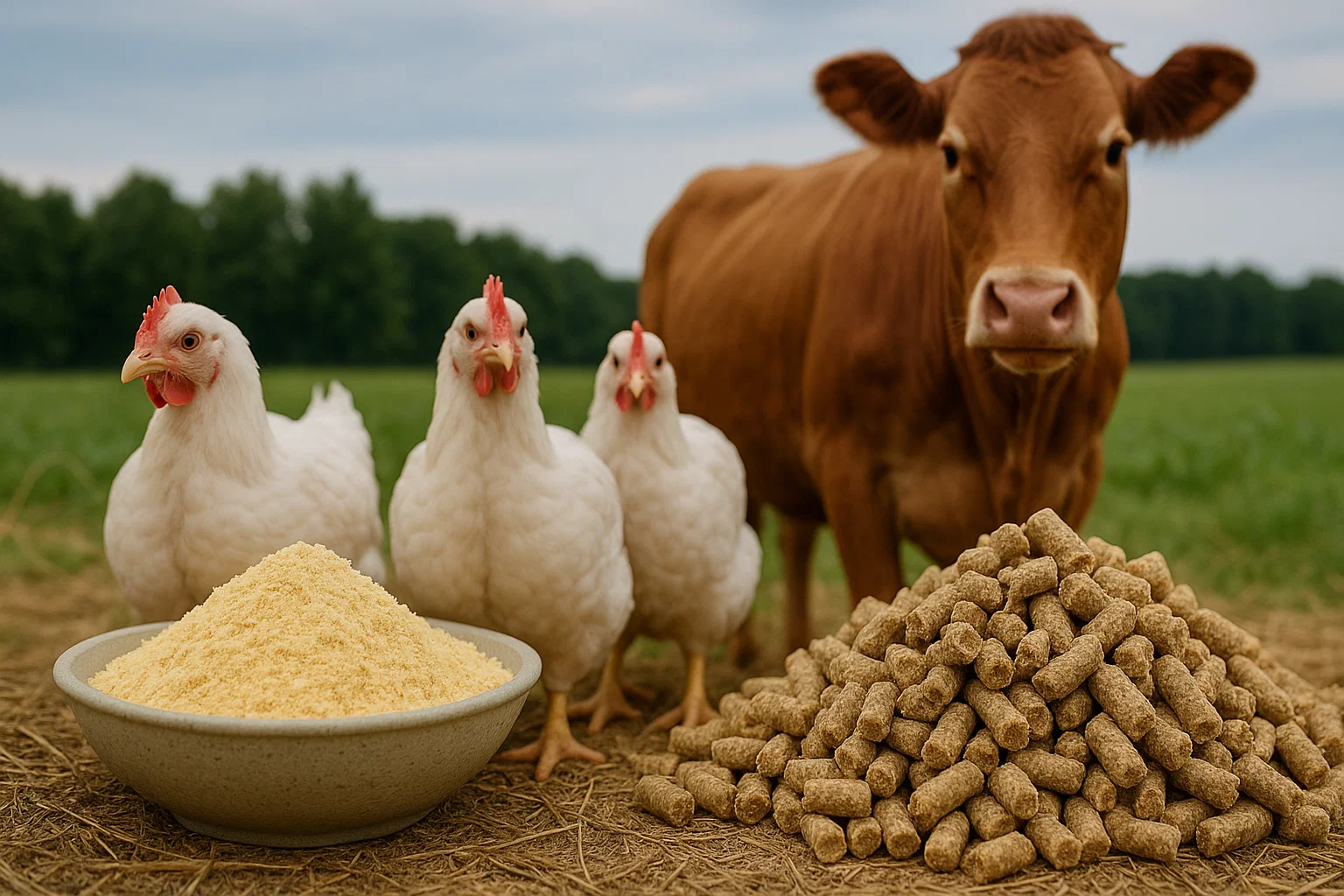  أقوى اضافات الاعلاف لزيادة وزن الدواجن والماشية 